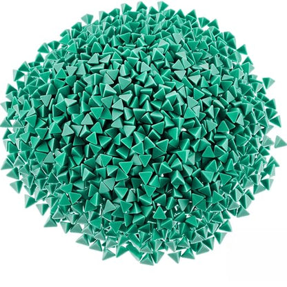 Novabright 2 Pack 6.6 lb Rust-Cutting Resin Abrasive Tumbler Media for Nut, Bolts and Glass (0.39 x 0.39 x 0.39 Inch,Triangle)