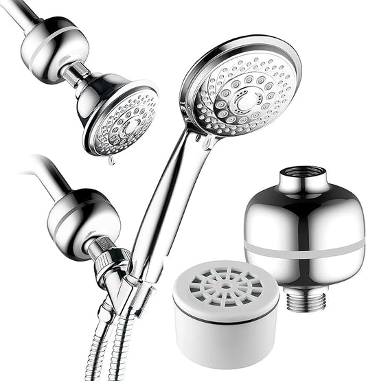 AquaCare by HotelSpa 1139 Replacement Disposable Enriched KDF Cartridge for Compact Universal Shower Filter or Filtered Shower Heads/Handheld Showers