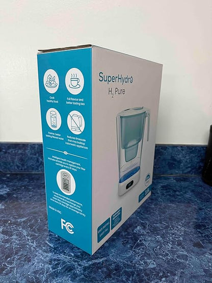 SuperHydro H₂ Pure Hydrogen Water Pitcher