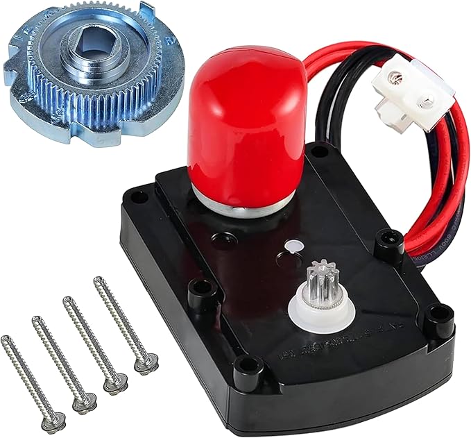 7286039 Water Softener Valve Motor with Gear 7283489 Replaces Old Part Numbers: 7281291,7384691,7234731,WS26X10021,WS26X21821,Fit for Softener Systems