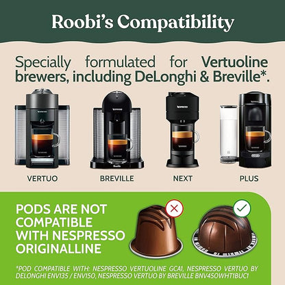 Roobi Nespresso Compatible Vertuo Cleaning & Descaling Kit. Includes 1 Bottle of Descaling Solution, 6 Cleaning Tablets and 1 Reusable Pod. Carbon Neutral Vertuoline Maintenance Kit. 6 Month Supply.