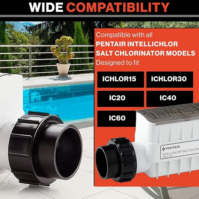 Swimables Acid Cleaning Kit Compatible with Pentair Intellichlor Salt Chlorinator 520670 and Designed to fit IC20 IC40 and IC60 Intellichlor Salt Systems - 100% USA MADE - HEAVY DUTY