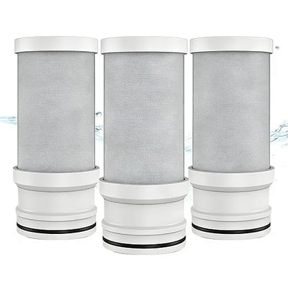Vortopt NSF Certified T9 CTO Faucet Water Filter Replacement,Reduces Chlorine Taste & Odor,3-6 Month Life,3-Pack