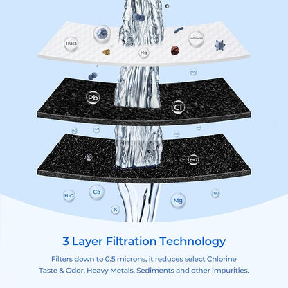 TEEHAY PWF-1 FPPWFU01 Frigidaire Water Filter, Compatible with Frigidaire FRSS2623AS, GRFS2853AF, GRSS2652AF, FRFS2823AD, FRFS2823AS, FRFS282LAF, FRSS2623AB, GRFC2353AF, FPRU19F8WF, 4 Pack