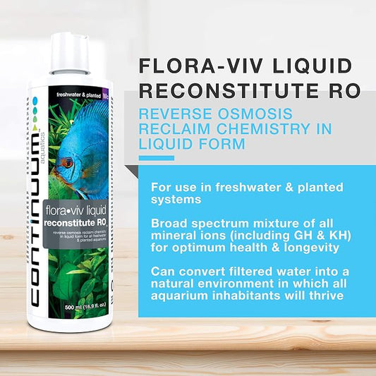 Continuum Aquatics Reconstitute GH KH Freshwater Mineral Supplement 500ml