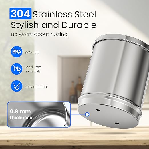 Waterdrop TK15-A-S Gravity Water Filter System, NSF/ANSI 42&372 Certified | Reduce Lead and Up to 98% Chlorine, with Stainless Steel Stand for Home, Travel, Emergencies, 1.5G