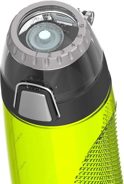 Thermos 24 Ounce Tritan Hydration Bottle with Meter, Lime (HP4104LG6)