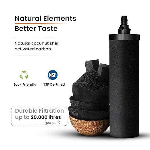 Phoenix Gravity 3.25G Water Filter System with Steel Stand & Carbon Filters