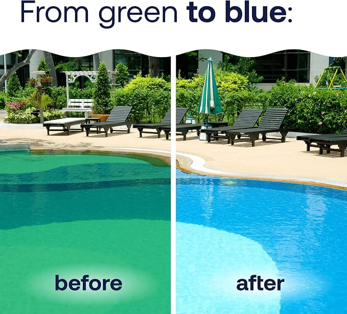 HTH Swimming Pool Care Shock and Green to Blue Systems (1lb x 6 Packs) and (1 Kit)