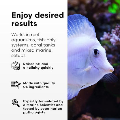 Brightwell Aquatics pH+ Alkalinity Booster for Reef Aquariums, 2L