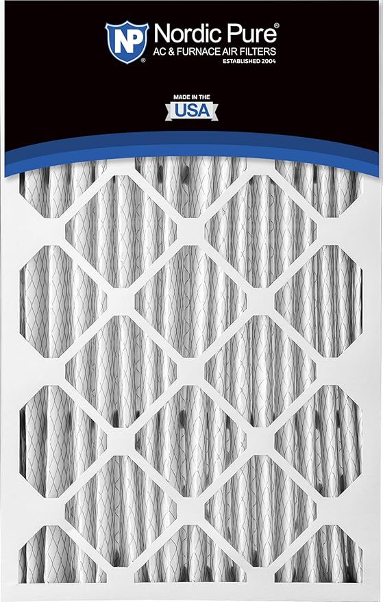 Nordic Pure 16x25x5 (Actual Size: 15 3/4 x 24 3/4 x 4 3/8) Honeywell/Lennox Replacement MERV 10 Air Filters 2 Pack