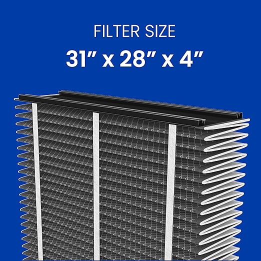 AprilAire 513CBN Replacement Filter for AprilAire Whole House Air Purifiers - MERV 13 with Carbon, Healthy Home Allergy + Odor Reduction, 31x28x4 Air Filter (Pack of 1)