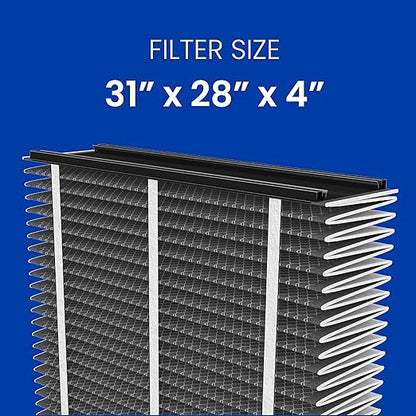 AprilAire 513CBN Replacement Filter for AprilAire Whole House Air Purifiers - MERV 13 with Carbon, Healthy Home Allergy + Odor Reduction, 31x28x4 Air Filter (Pack of 1)