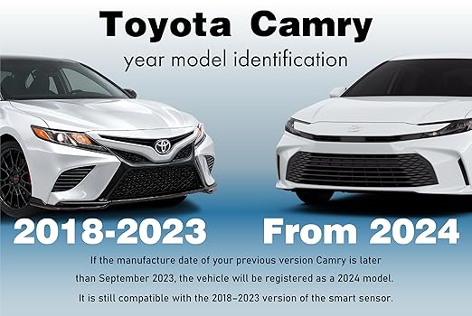 Fits for Camry 2023 2022 2021 2020 2019 2018, with Valet Mode, Plug & Play Smart Sensor System, Anti-Theft for Wheels, Catalytic Converter, Window Breakage Protection & Power Window Controller