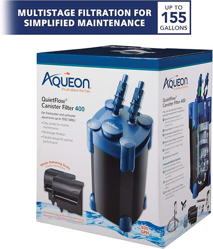 Aqueon QuietFlow Canister Aquarium Filter 100-150 Gallons