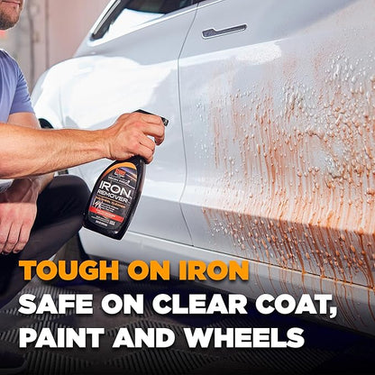 Stoner Car Care 92104-6PK Iron Remover & Wheel Cleaner – Odorless Iron Fallout & Brake Dust Remover for Paint, Wheels & Glass – pH Balanced Rust Decontaminant – Color Indicator – 22 fl oz (Pack of 6)