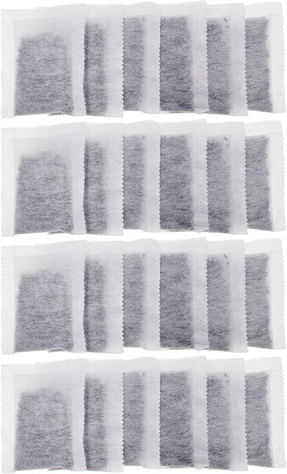 24 Pack Replacement Activated Charcoal Distiller Filters - Coconut Shell Activated Carbon Filter Sachets -Compatible with Megahome and other Countertop Distillers