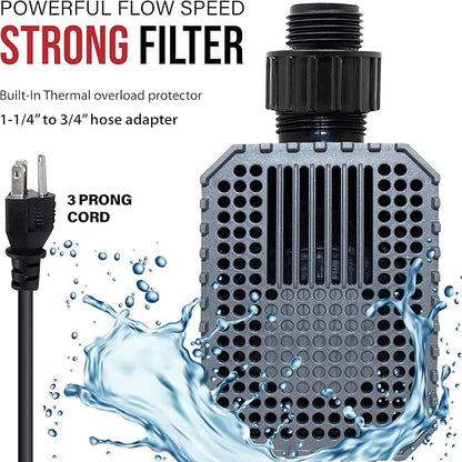 DrainX Tankless Water Heater Flushing Kit with Pump, Hoses, Descaling Powder and Measuring Bucket, All in One Complete Maintenance Solution