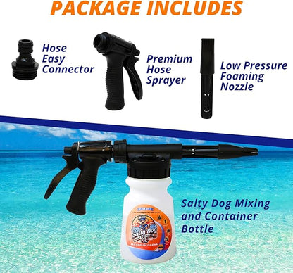 D Vein Salty Dog Salt Cleaner- All-Purpose Salt Remover for Boats, Cars, Houses & More | Eco-Friendly, Safe for All Surfaces | Easy-to-Use Solution for Salt & Grime Removal