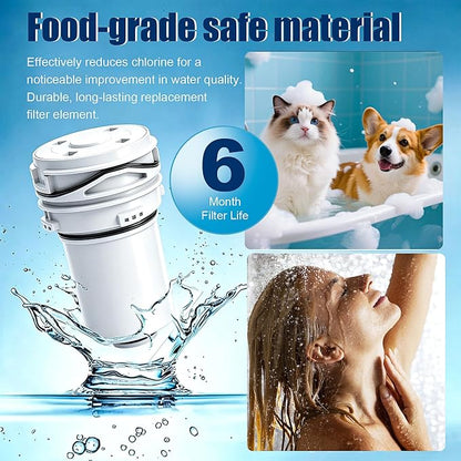 Replacement Filter Cartridge for Delta Clarifi Shower Head Compatible with Model 7RC100 Shower Filter (2 Packs)