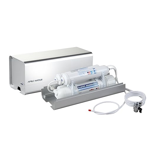 APEC Water Systems RO-CTOP-C Portable Countertop Reverse Osmosis Water Filter System with Case, Installation-Free, Fits Most Standard Faucet