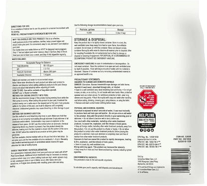 HTH 52030B Swimming Pool Care Shock, Swimming Pool Chlorinator Boosts Chlorine Levels, Cal Hypo Formula, 13.3oz (Pack of 6)
