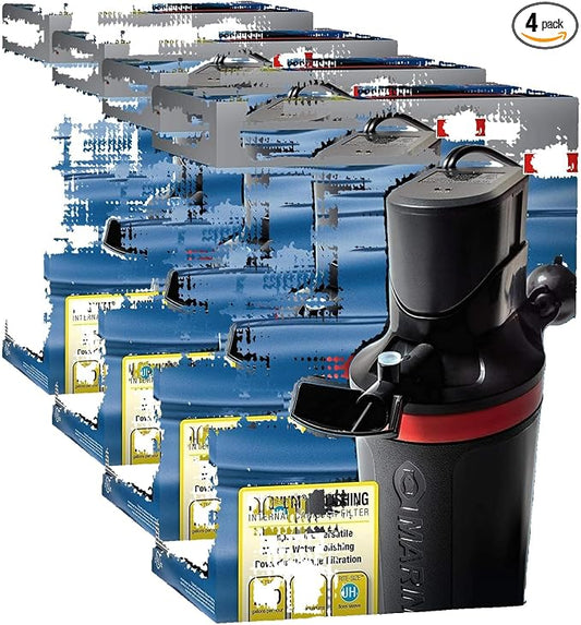 MarineLand Magnum Polishing Internal Canister Filter, for Aquariums Up to 97 Gallons, 10.5 in (ML90770) (Pack of 4)