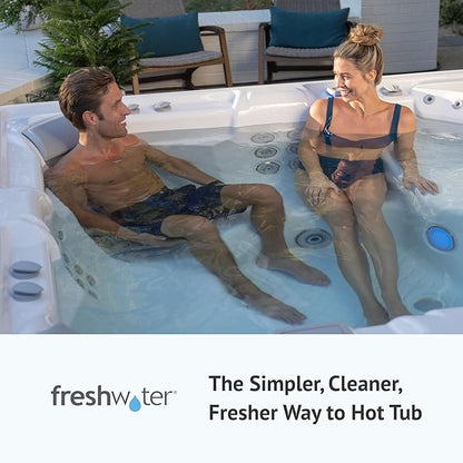 FreshWater Salt System Cartridge - Water Treatment Replacement Cartridge for Spas & Hot Tubs - Easy Maintenance - Supports Natural-Feeling Water to Help Prevent Dry Eyes & Itchy Skin (3 Pack)