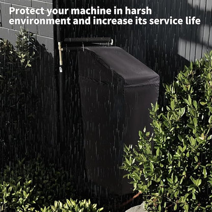 Water Softener Cover,Jacket Access Soften Station Tank Covers,Openable Top Easy to Use Removal-Free Installation,for Water Softener Outdoor UV Dust Protection of Outside Units Heater Parts (Black)