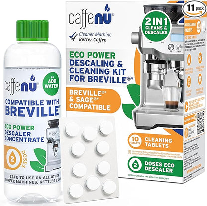 Caffenu Cleaning & Descaling Kit Compatible with Breville Espresso Machines