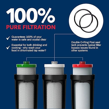 US Water Systems The All American 6-Stage Alkaline Water Filter High-Efficiency Reverse Osmosis Water Filter, Made in USA, Livation Hydration Under Sink Water Filter, Lifetime Support - Chrome Faucet