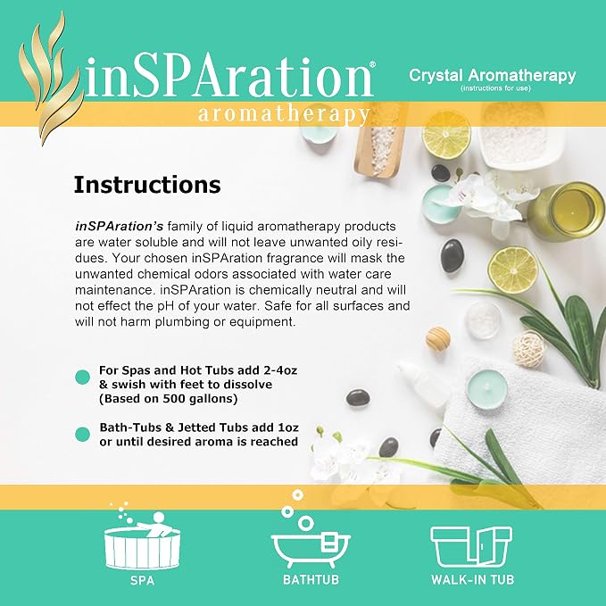 InSPAration 7479 Tranquility Crystals for Spa and Hot Tubs, 19-Ounce