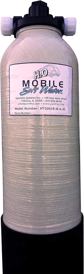 Portable 'Mobile-Soft-Water' Water Softener 6,400 Grain Capacity Manual Regeneration