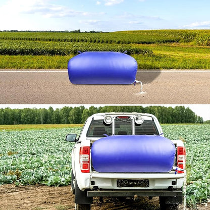 Heavy-Duty Water Storage Bladder - 264.2Gal/1000L with Stainless Steel Fittings, Leak-Proof & Durable Cistern – Portable Tank for Emergency, Farming, Camping, and RV Use