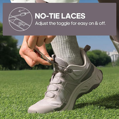 NORTIV 8 Women's Lightweight Hiking Shoes Quick Laces Outdoor Fashion Sneakers Gladiator