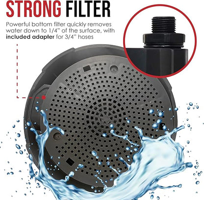 Safetech Tankless Water Heater Flushing Kit with 5-Gallon Screw-Top Lid, Premium Hoses, 1/6 HP Utility Pump, 4 Quarts Descaler, and Pump Grate