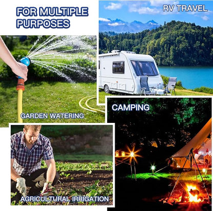 63gal Water Storage Bladder with Valve,Portable Large Capacity Water Tank,Collapsible Rain Barrel & Water Storage Container,for Camping,Fire Protection, Agricultural Irrigation & Emergency Water(240L)