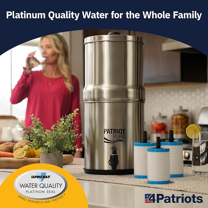 Patriot Pure Nanomesh™ Water Filter For 200+ Contaminants, Good for up to 800 gallons (10-Pack)