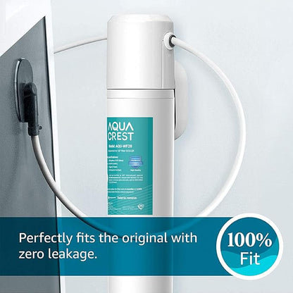 AQUA CREST FQK1R, GXULQR Under Sink Water Filter, Replacement for GE FQK1R, GXULQR, Compatible with GE GXK140TNN and GXULQK systems, NSF/ANSI 42 372, 2K Gallons, Reduces Lead, Chlorine