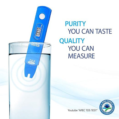 APEC Water Systems Ultimate RO-PERM Boosted Performance with Permeate Pump Ultra Safe Reverse Osmosis Drinking Water Filter System, for Low Pressure Homes