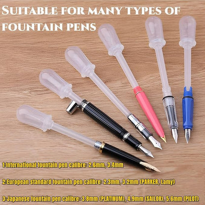 Fountain Pen Cleaning Kit,New Efficient Pen Nibs Cleaner,Suitable for Cleaning Fountain Parker,Platinum,Sailor,Pilot-5.6mm