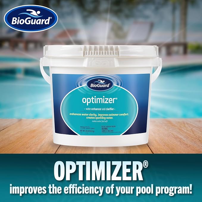 BioGuard Optimizer Pool Water Enhancer and Clarifier, 20 lb, Single Pack | Creates Soft and Sparkling Water, Improves Overall Water Quality