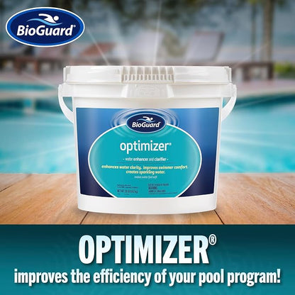 BioGuard Optimizer Pool Water Enhancer and Clarifier, 20 lb, Single Pack | Creates Soft and Sparkling Water, Improves Overall Water Quality