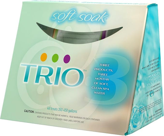SpaGuard 43200 Trio Spa and Hot Tub 3 Month Pre Measured Water Softening Kit