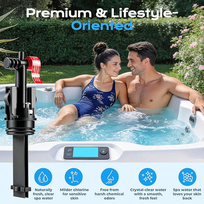 Salt System Cartridge Replacement Compatible with 2019+ Hot Spring Highlife & Limelight and Caldera Utopia & Paradise Spas, Supports Balanced, Skin-Friendly Water (3 Pack)