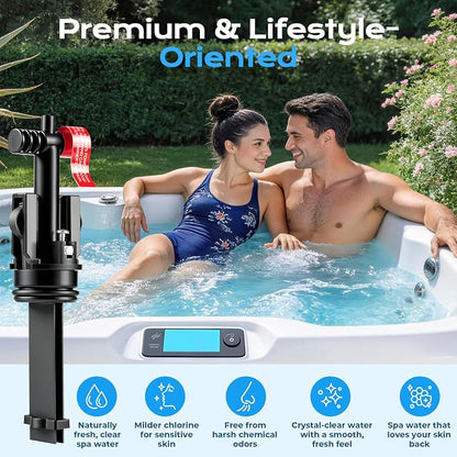Salt System Cartridge Replacement Compatible with 2019+ Hot Spring Highlife & Limelight and Caldera Utopia & Paradise Spas, Supports Balanced, Skin-Friendly Water (3 Pack)