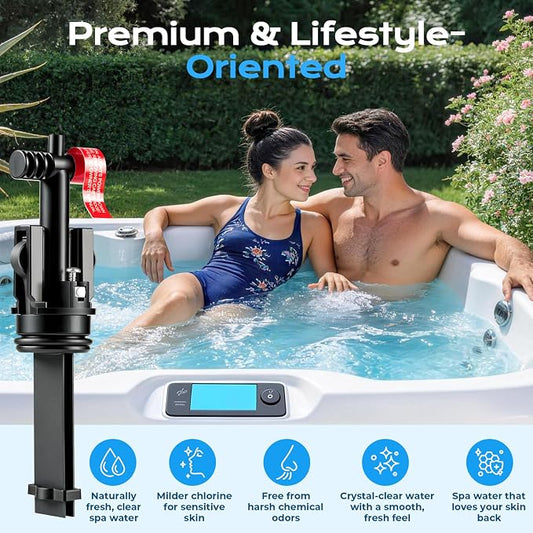 Salt System Cartridge Replacement Compatible with 2019+ Hot Spring Highlife & Limelight and Caldera Utopia & Paradise Spas, Supports Balanced, Skin-Friendly Water (3 Pack)