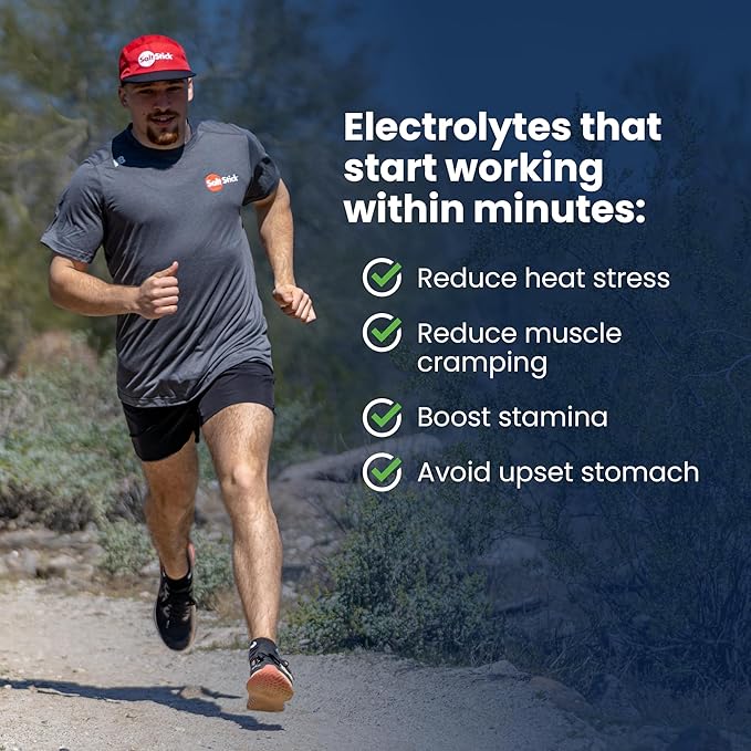 SaltStick Electrolyte FastChews - 120 Watermelon Resealable Chewable Electrolyte Tablets for Hydration, Salt Tablets for Running - 120 Tablets