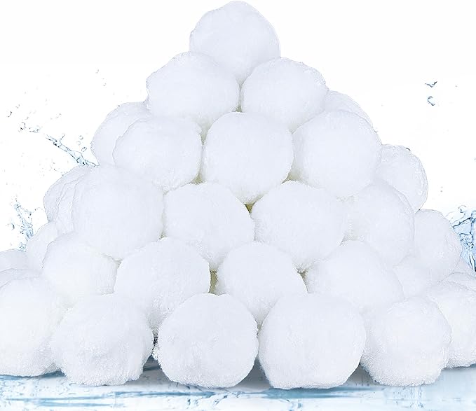 Pool Filter Balls 3lb – Eco-Friendly Filter Media for Sand Filters, High-Efficiency Replacement for Traditional Pool Sand, Compatible with Pools and Sand Pumps