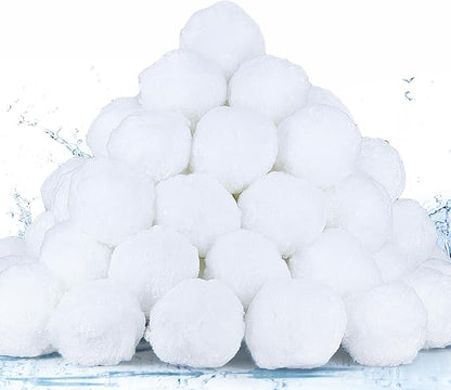 Pool Filter Balls 3lb – Eco-Friendly Filter Media for Sand Filters, High-Efficiency Replacement for Traditional Pool Sand, Compatible with Pools and Sand Pumps